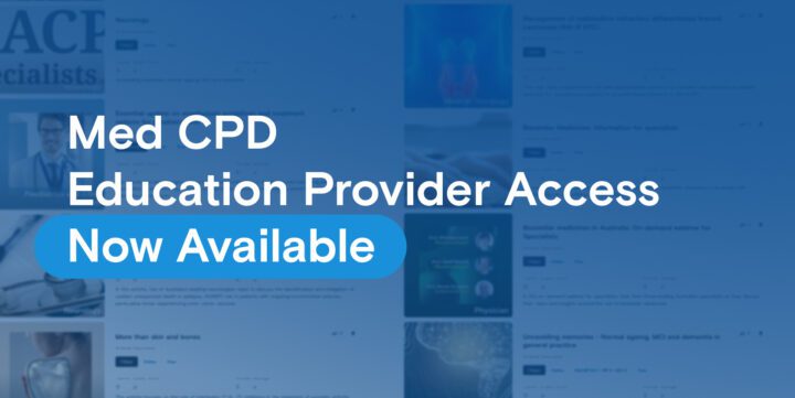 Med CPD Education Provider Access Now Available image