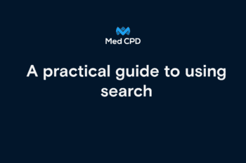 Med CPD – A practical guide to using search image