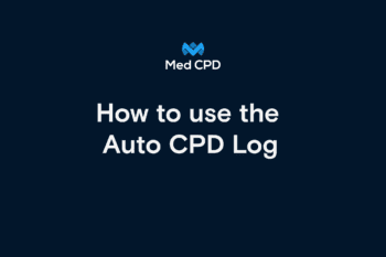 Med CPD – How to use the Auto CPD Log image