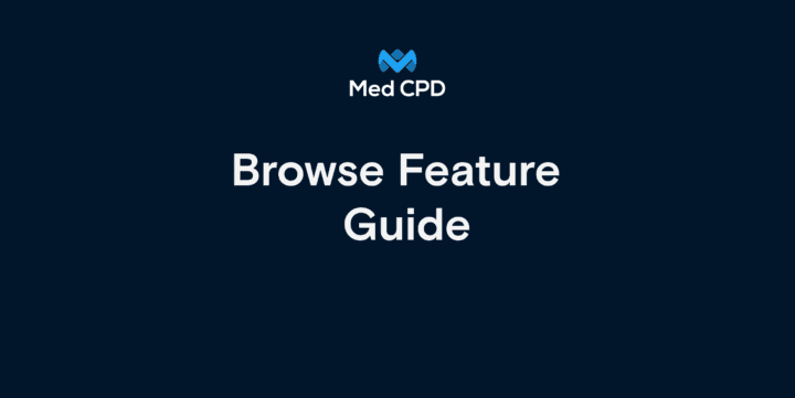 Med CPD – How to Browse CPD Courses image