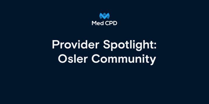 Med CPD Provider Spotlight – Osler image